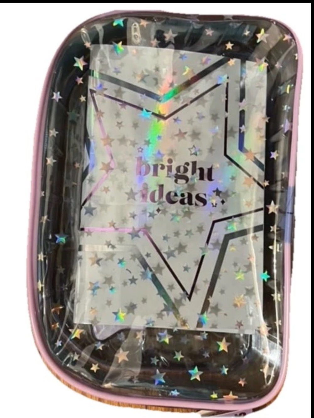 Claire’s Star-Themed Writing Set in Clear Plastic Case